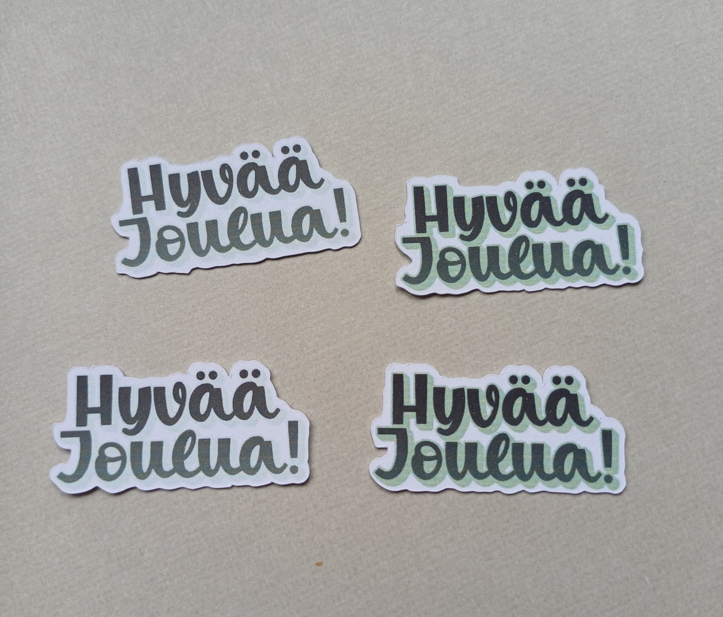 Pikkupeikon tekstileikkeet: Hyvää Joulua!