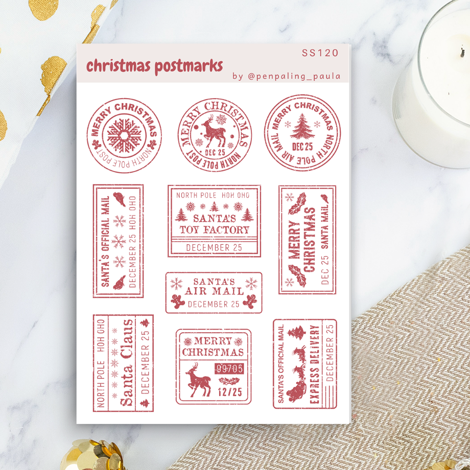 Christmas Postmarks, tarra-arkki