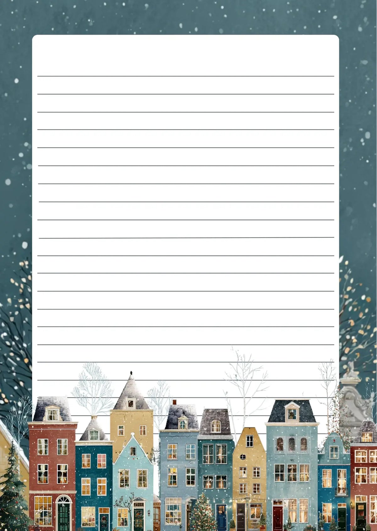 Winter Town Stories kirjepaperi