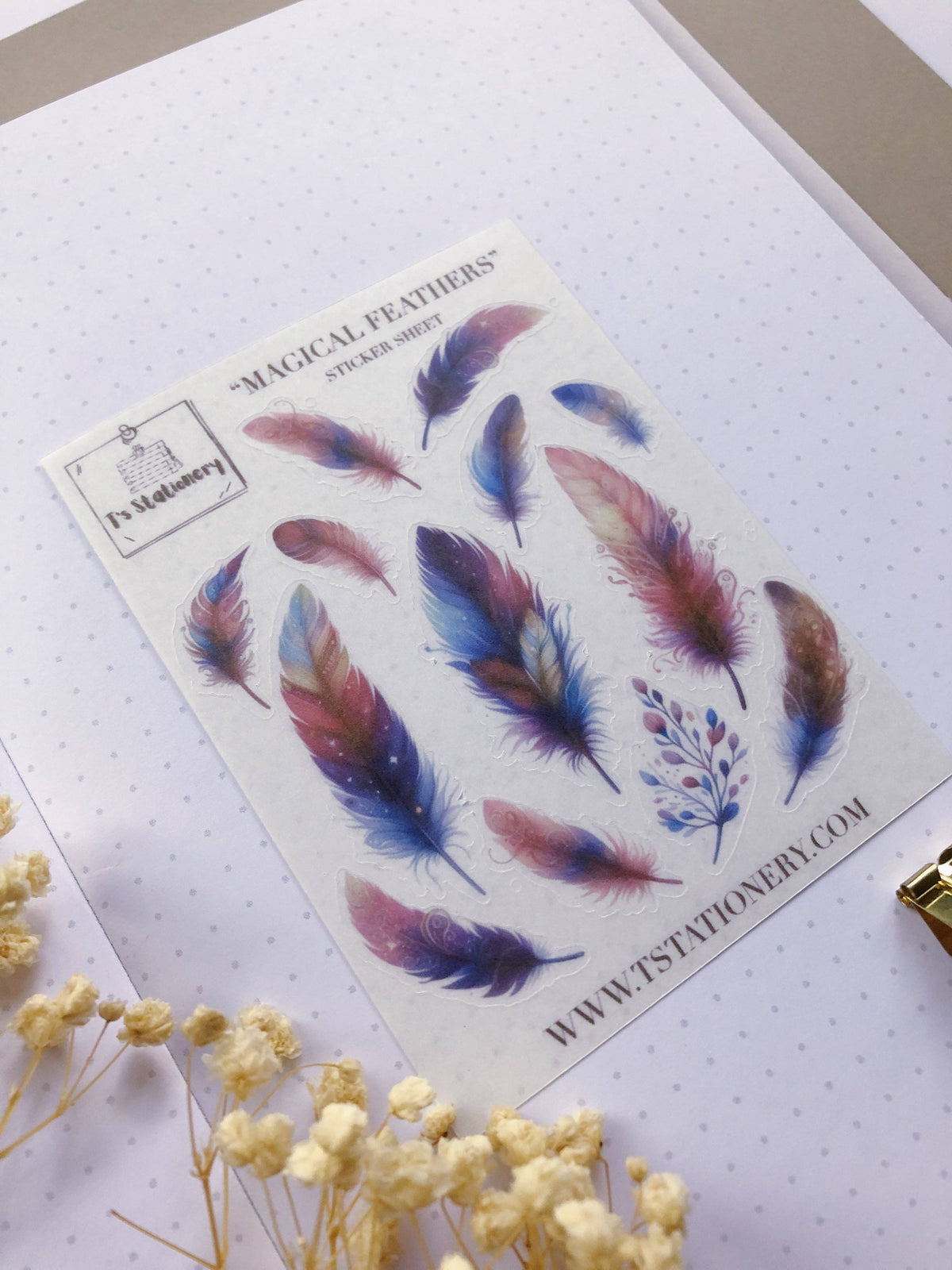Magical Feathers Washi tarra-arkki