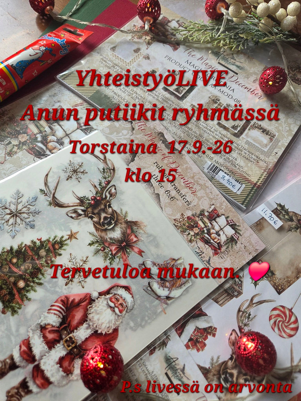 Marjon jouluinen livepaketti