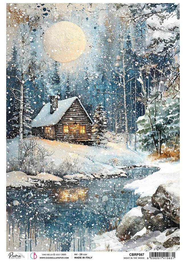 Night in the Wood riisipaperi A4