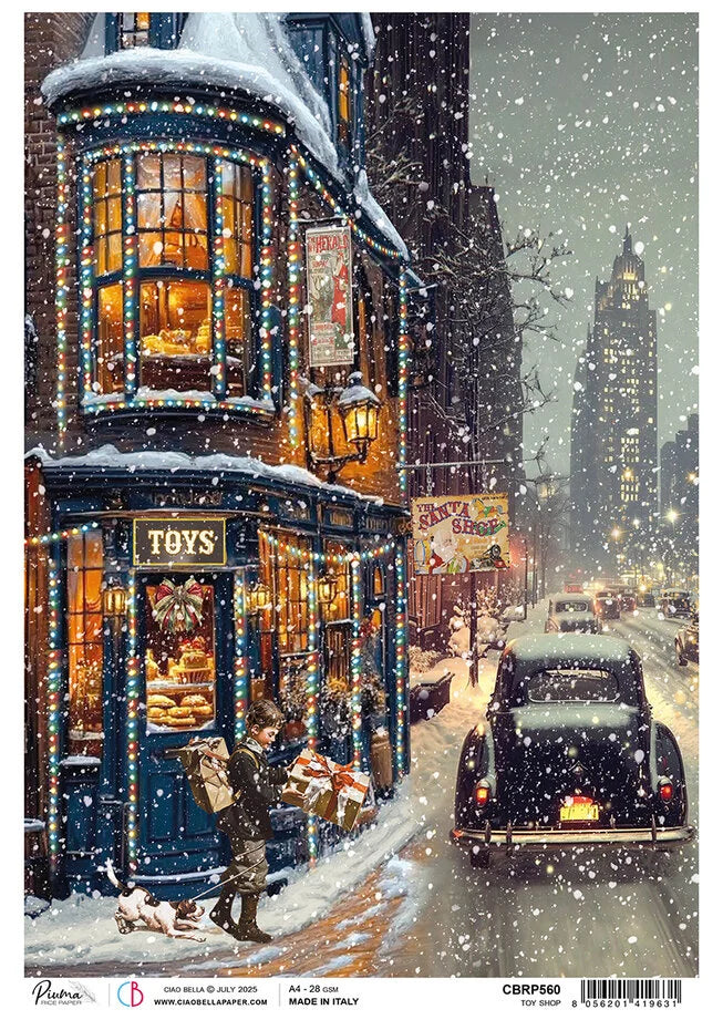 Toy Shop riisipaperi A4