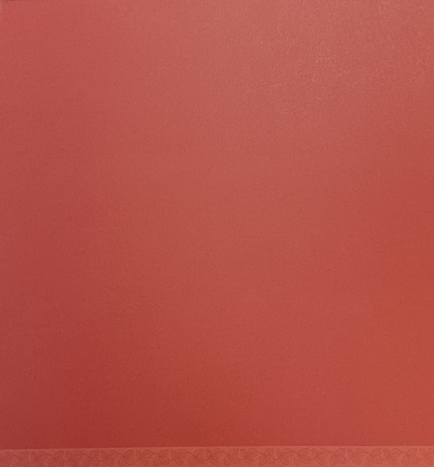 12" arkki Monochromes Strawberry shades Yummie red