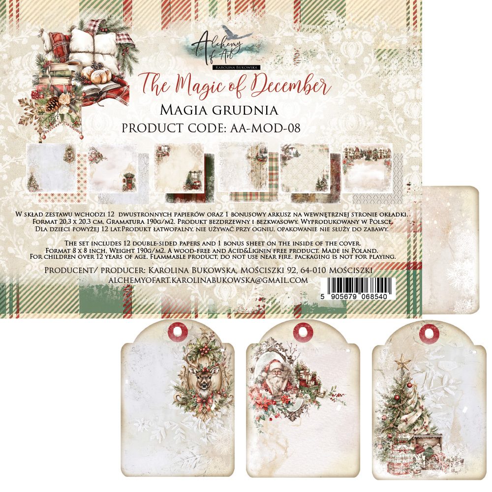 The Magic of December 8" paperipakkaus