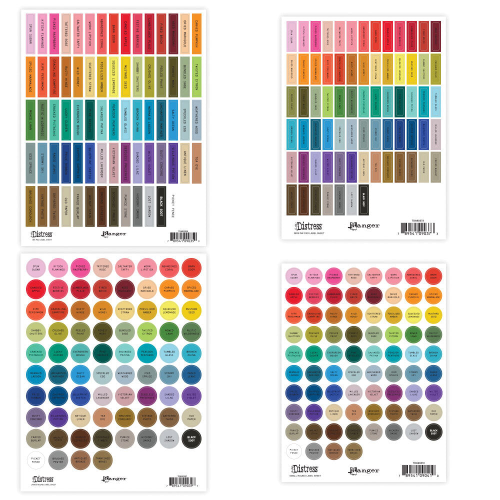 TIm Holtz etikettitarrat, mustat tekstit