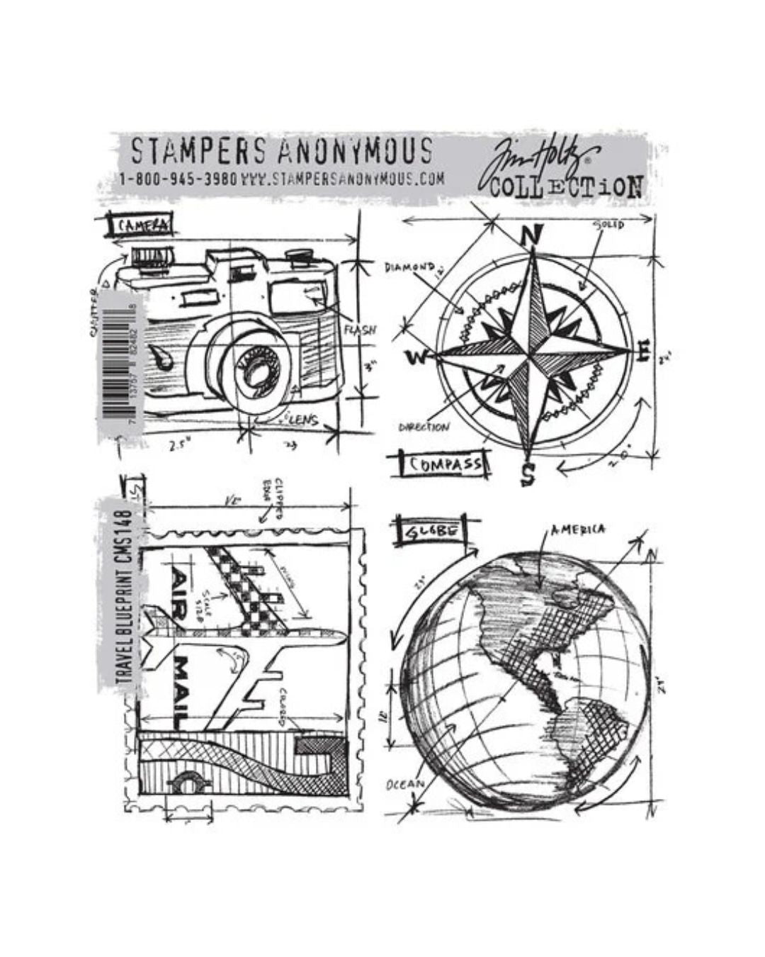 Travel Blueprint leimasinsetti CMS148