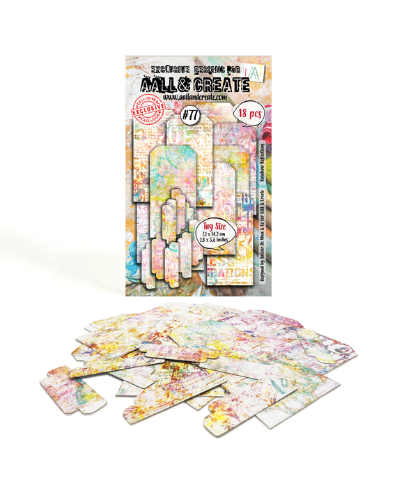 Ephemera Die Cuts Rainbow Reflections