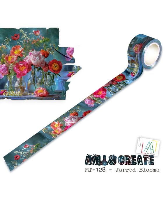 Washi Jarred Blooms