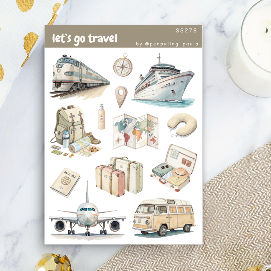 Let's go travel, tarra-arkki