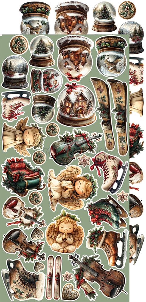 Extras to cut set, Christmas, Christmas Night