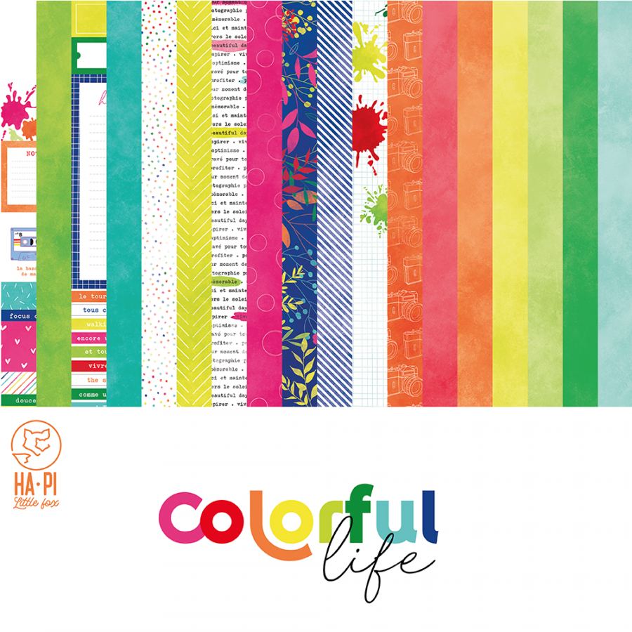 Colorful life, 12" paperipakkaus
