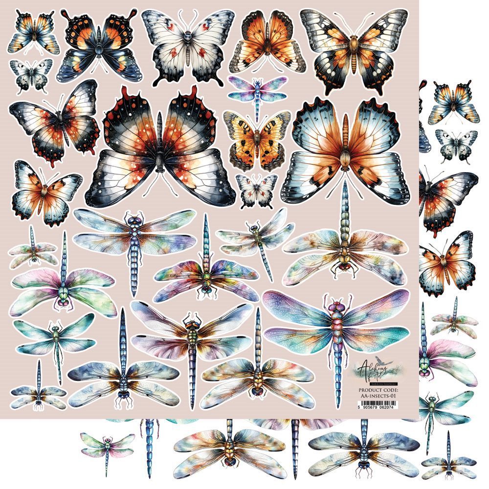 Men's World Insects -extras to cut 12"