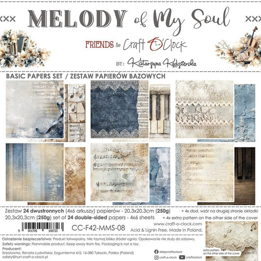 Melody Of My Soul mix paper set 8"
