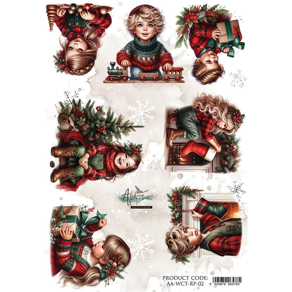 Riisipaperi Wonderful Christmas 2