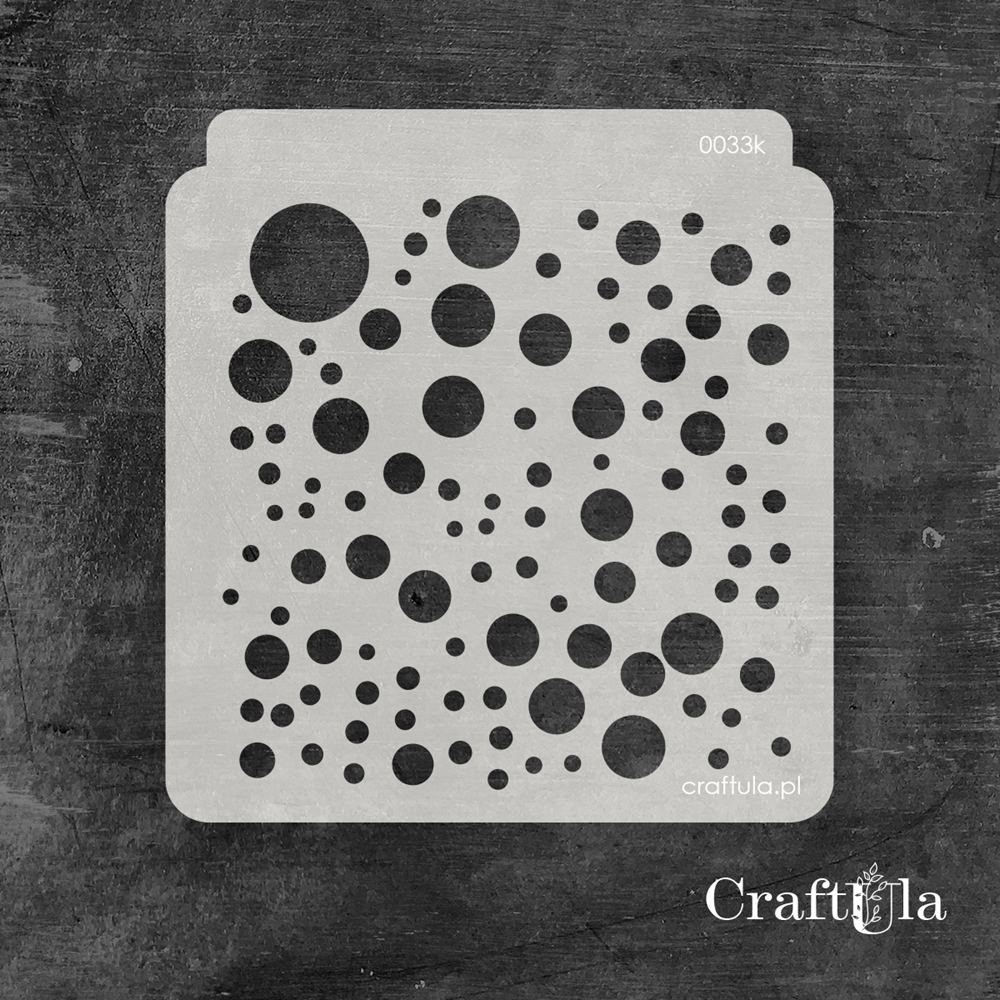 Sapluuna 15x16cm dots