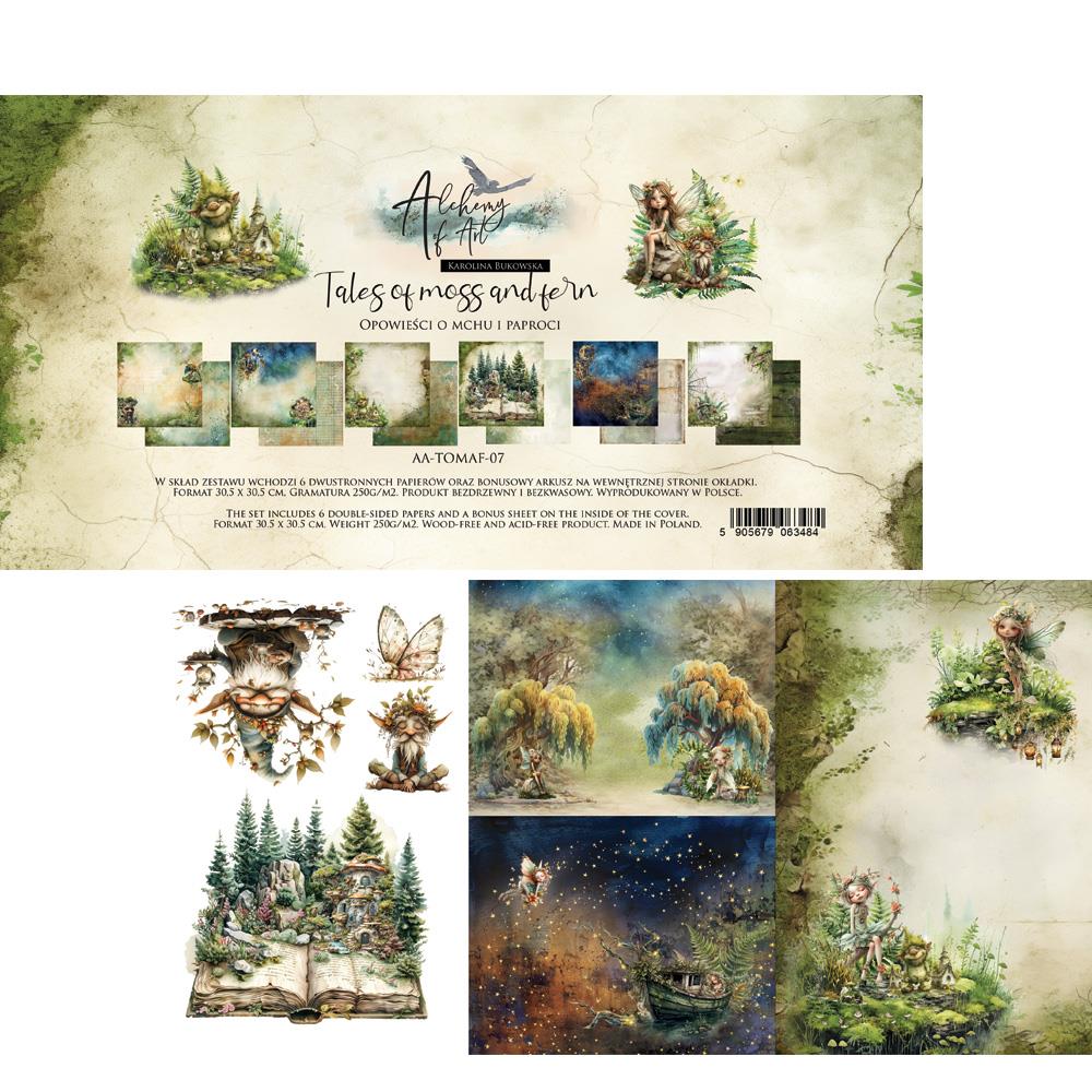 Tales of Moss and Fern, 12" paper set