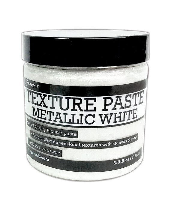 Texture paste metallic white