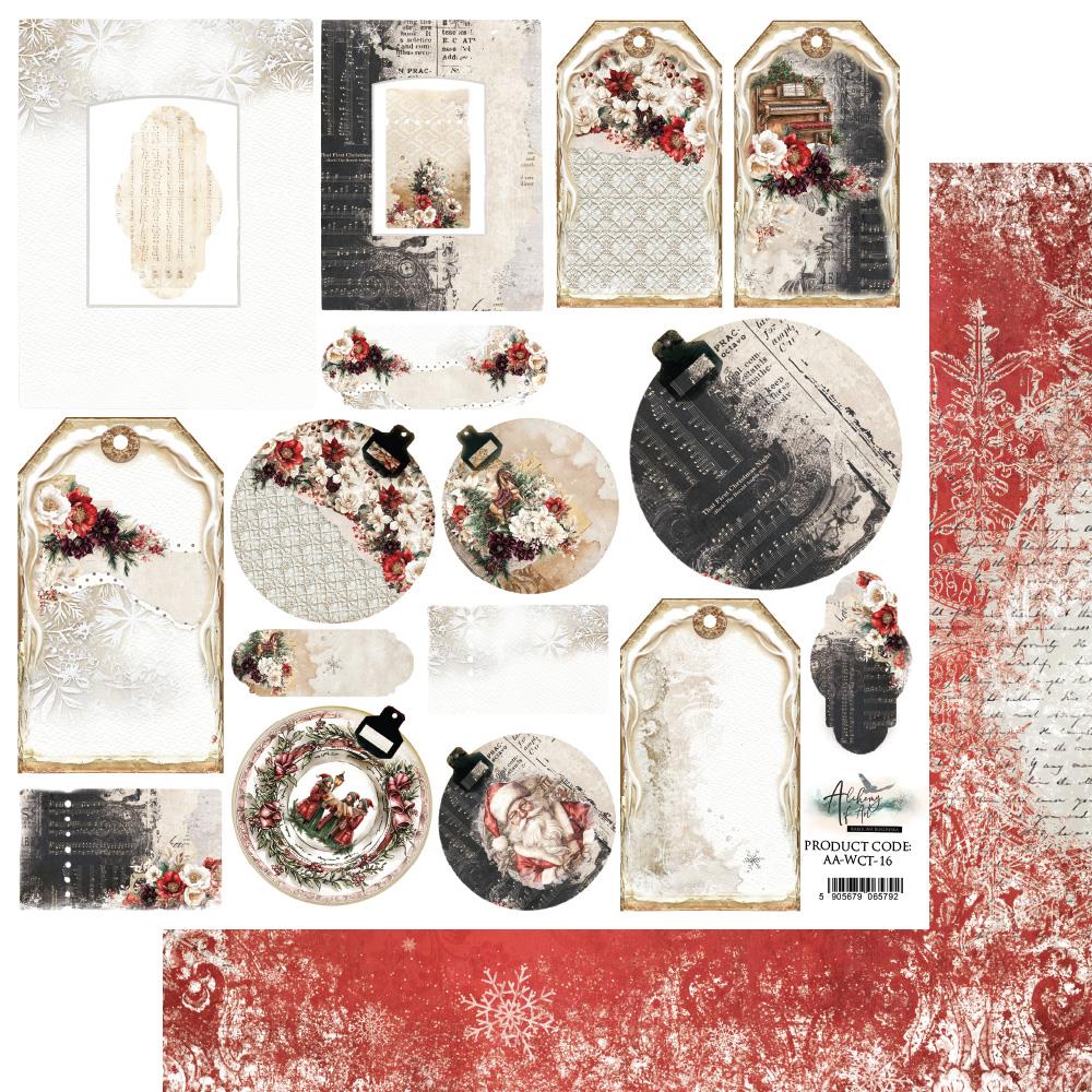Leikattavat kuvat Wonderful Christmas -Art Journal 30,5x30,5cm