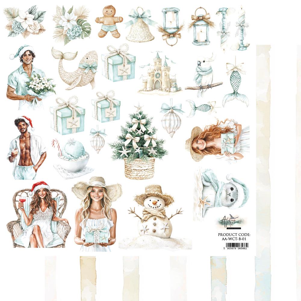 Leikattavat kuvat Wonderful Christmas -Holiday 30,5x30,5cm