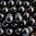 Wooden beads black, 6mm, 100 pcs
