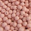 Wooden beads, light pink 8mm, 100 pcs