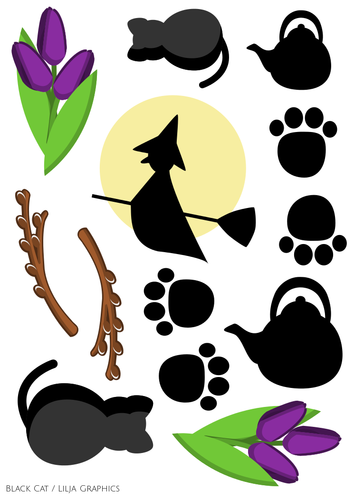Lilja Graphics Black cat