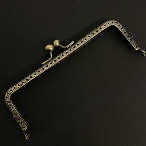Purse frame, 15cm, antique brass