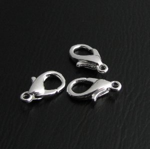 Metal, lobster claw clasp 15mm