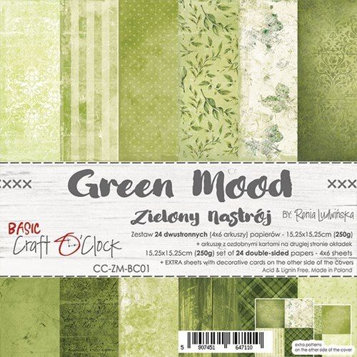 Basic 01 Green mood 6" paper set