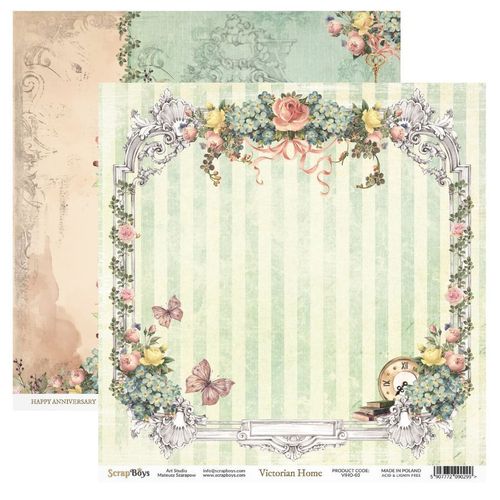 Victorian Home 3,12" doublesided paper