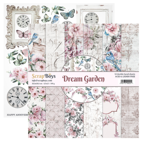 Dream Garden set12" doublesided paper