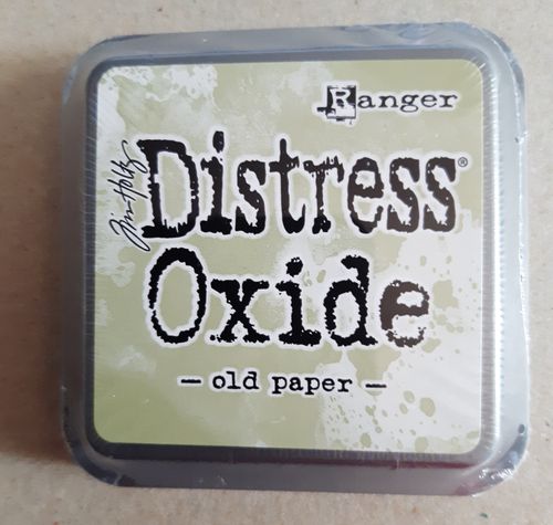 Distress Oxide mustetyyny Old Paper