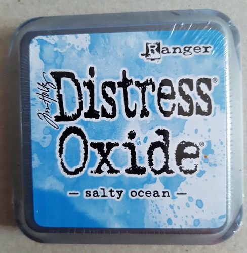 Distress Oxide mustetyyny Salty Ocean
