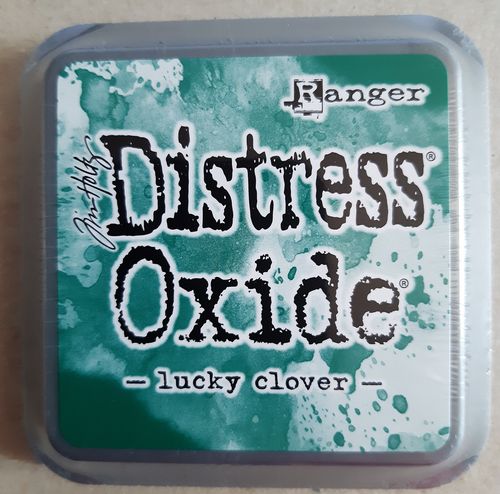 Distress Oxide mustetyyny Lucky Clover