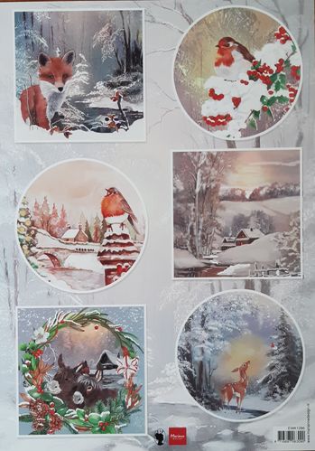 Winter Wishes Fox  Christmas