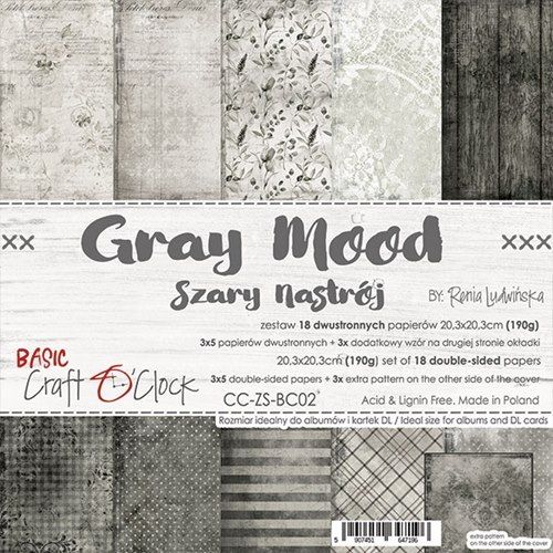 Basic 02 Gray Mood 8" setti