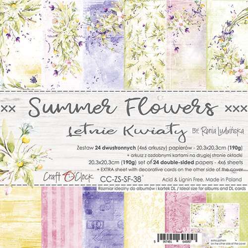 Summer Flowers 8" setti