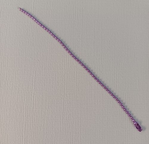 Violet metal chain 10cm