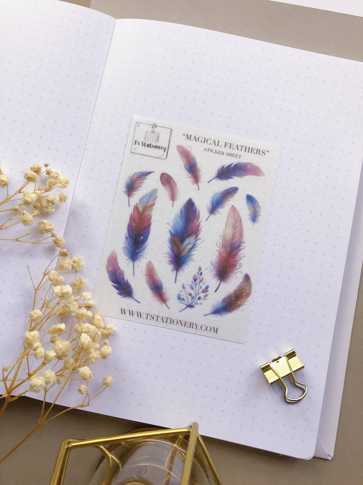 Magical Feathers Washi tarra-arkki