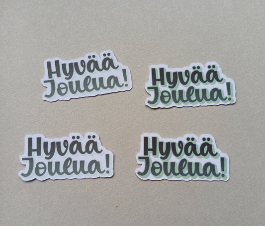 Pikkupeikon tekstileikkeet:  Hyvää Joulua!