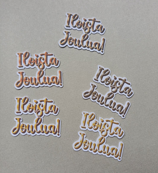 Pikkupeikon tekstileikkeet:  Iloista joulua!