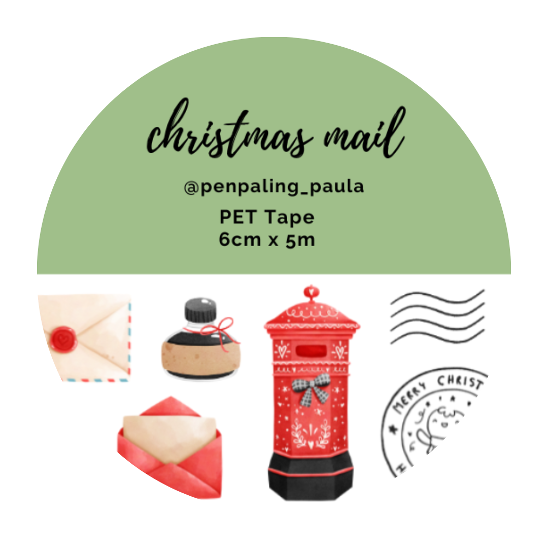 Christmas Mail - PET teippi PRE-CUT