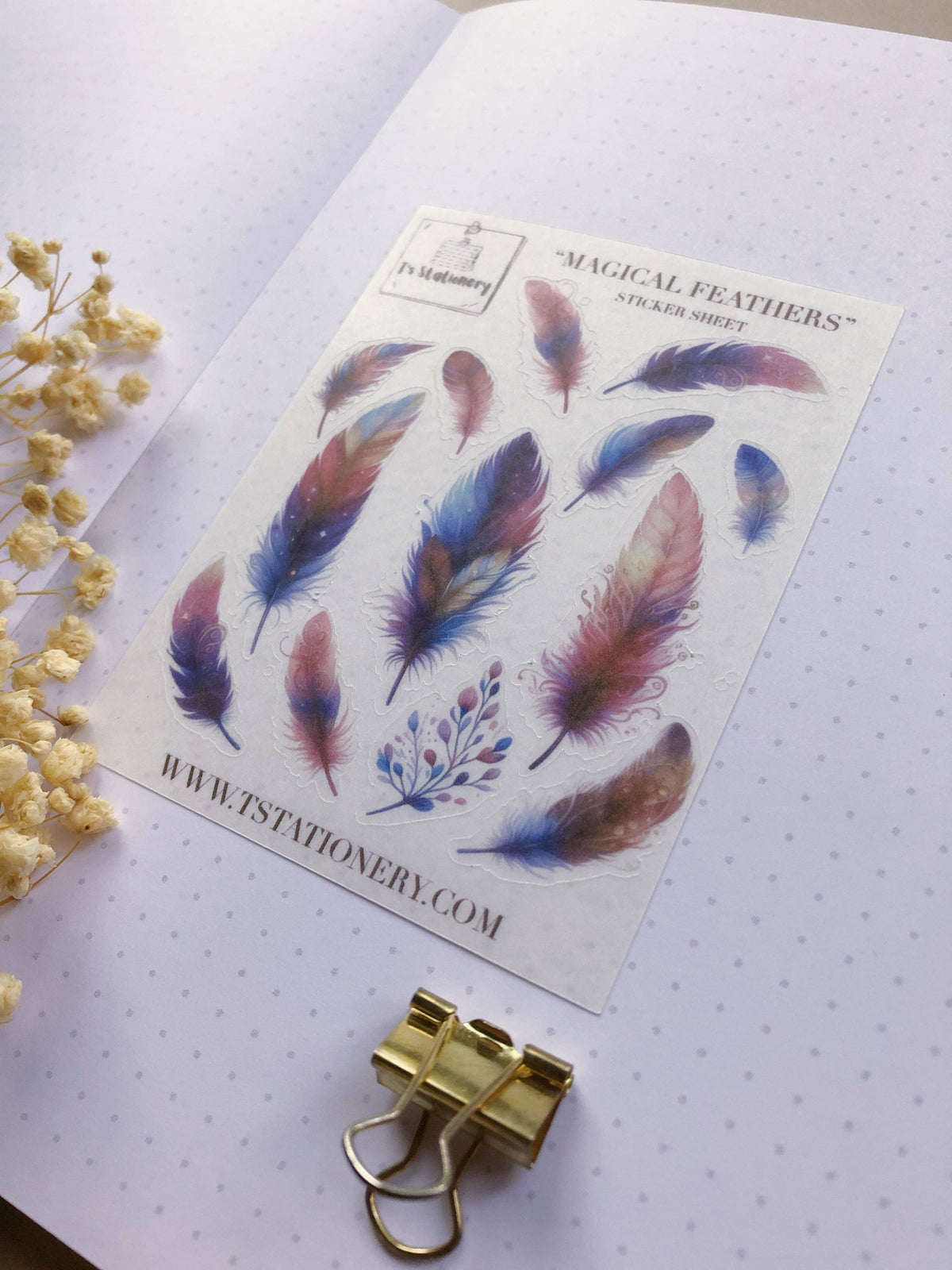 Magical Feathers Washi tarra-arkki