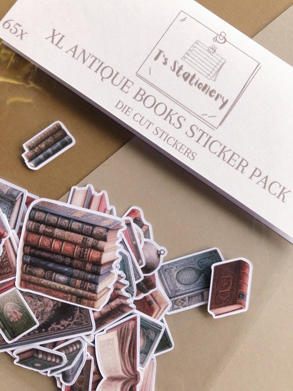 Antique Books tarrapakkaus, 65kpl
