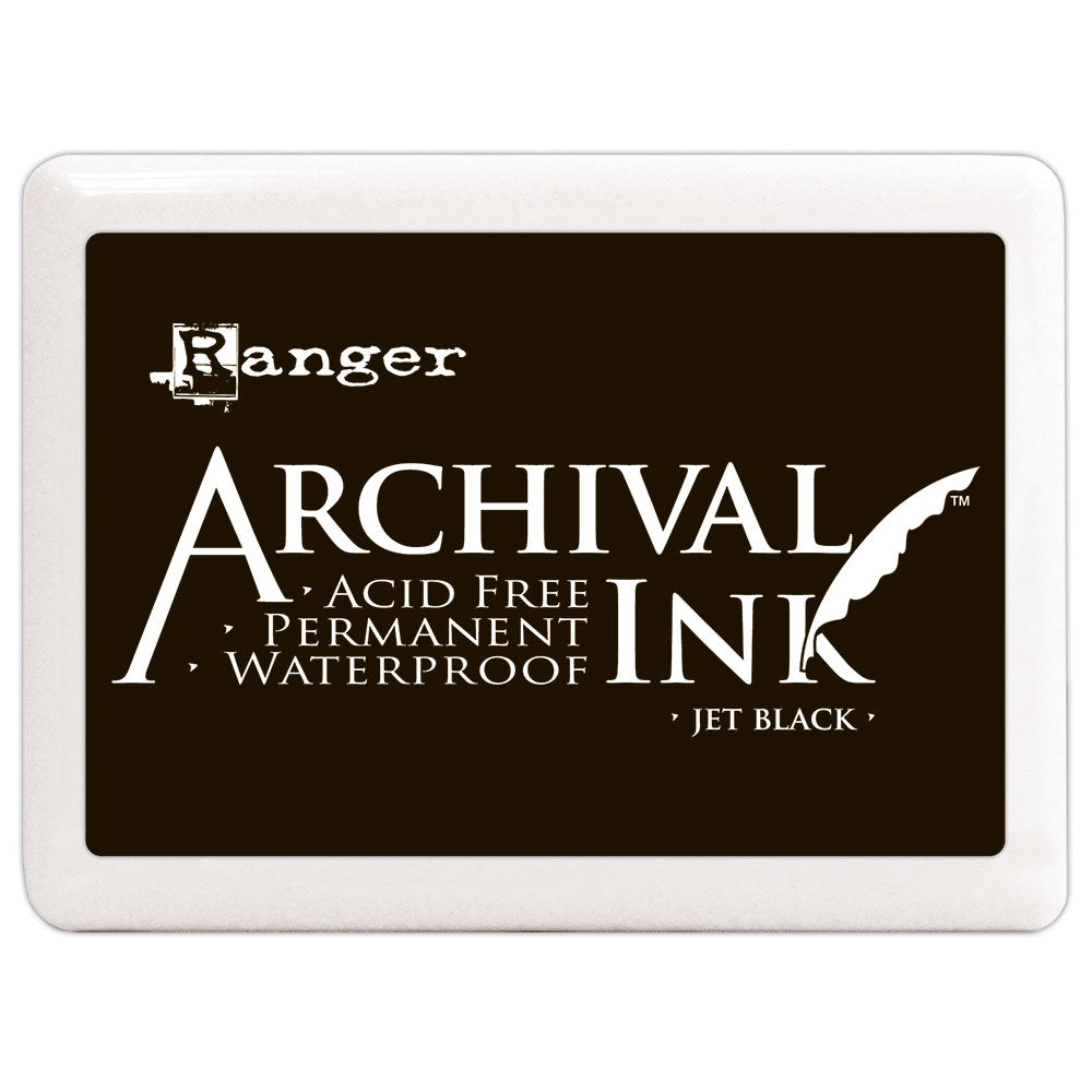 Archival Ink mustetyyny musta, Jet Black