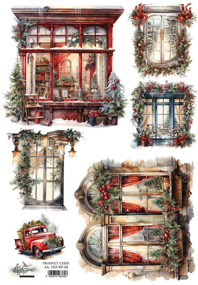 Riisipaperi Ho ho ho 4