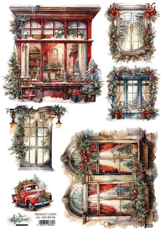 Riisipaperi Ho ho ho 4