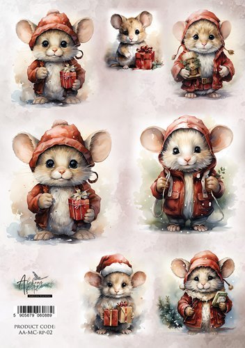 Riisipaperi Merry Christmas 2