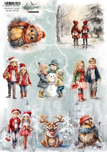 Riisipaperi Merry Christmas 5